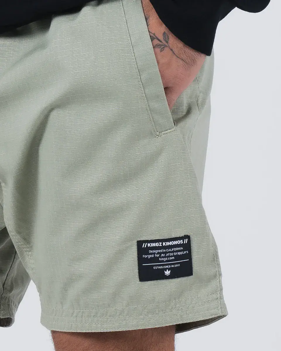 Pantalon Kingz Casual Rip Stop Sage 10