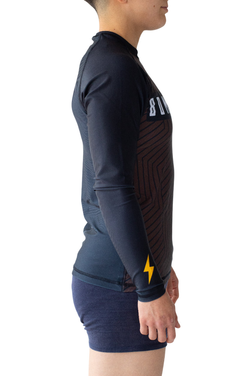 Rashguard Bomtreino  BT V22 Brown ML Femenino