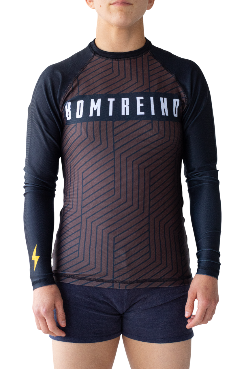 Rashguard Bomtreino  BT V22 Brown ML Femenino