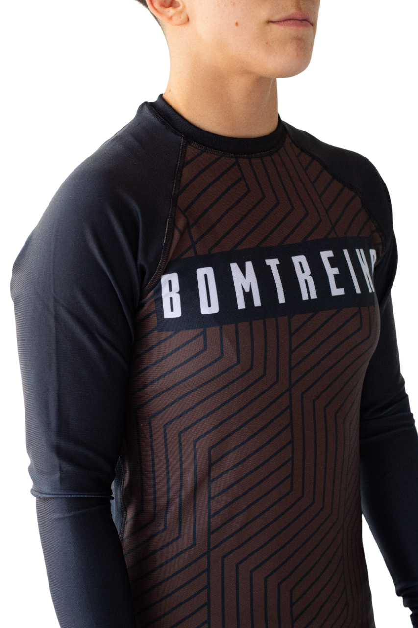 Rashguard Bomtreino  BT V22 Brown ML Femenino