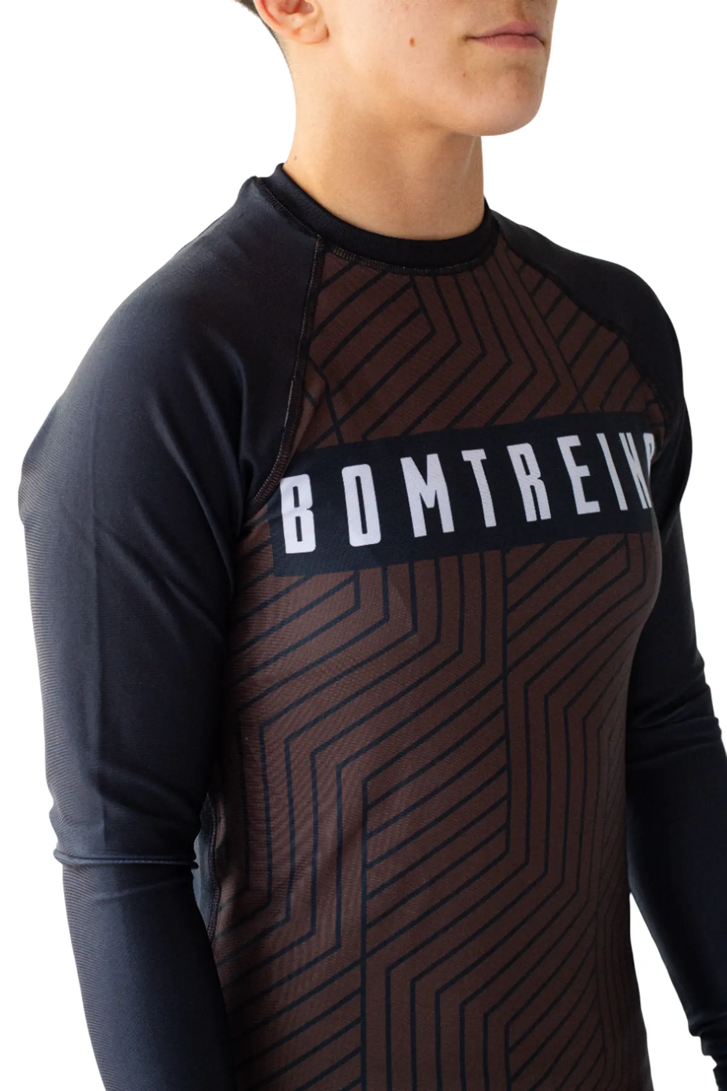 Rashguard Bomtreino  BT V22 Brown ML Femenino 5