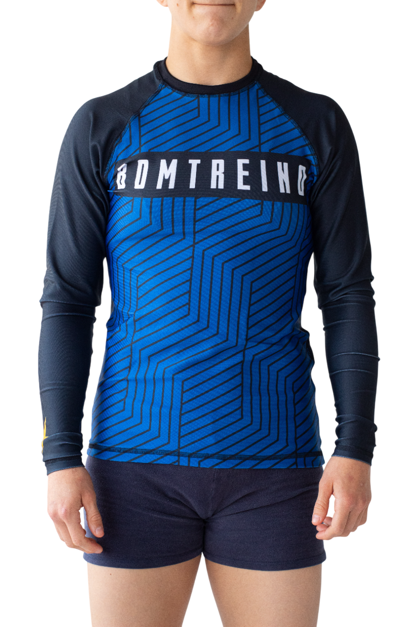 Rashguard Bomtreino  BT V22 Blue ML Femenino