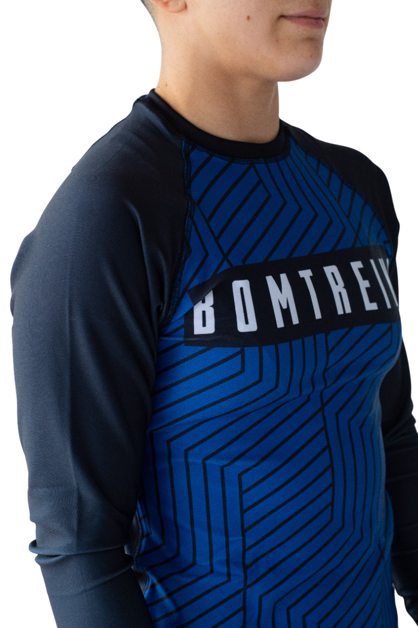 Rashguard Bomtreino  BT V22 Blue ML Femenino
