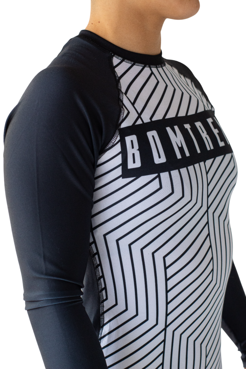 Rashguard Bomtreino  BT V22 White ML Femenino