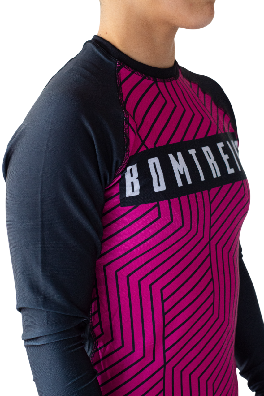 Rashguard Bomtreino  BT V22 Pink ML Femenino