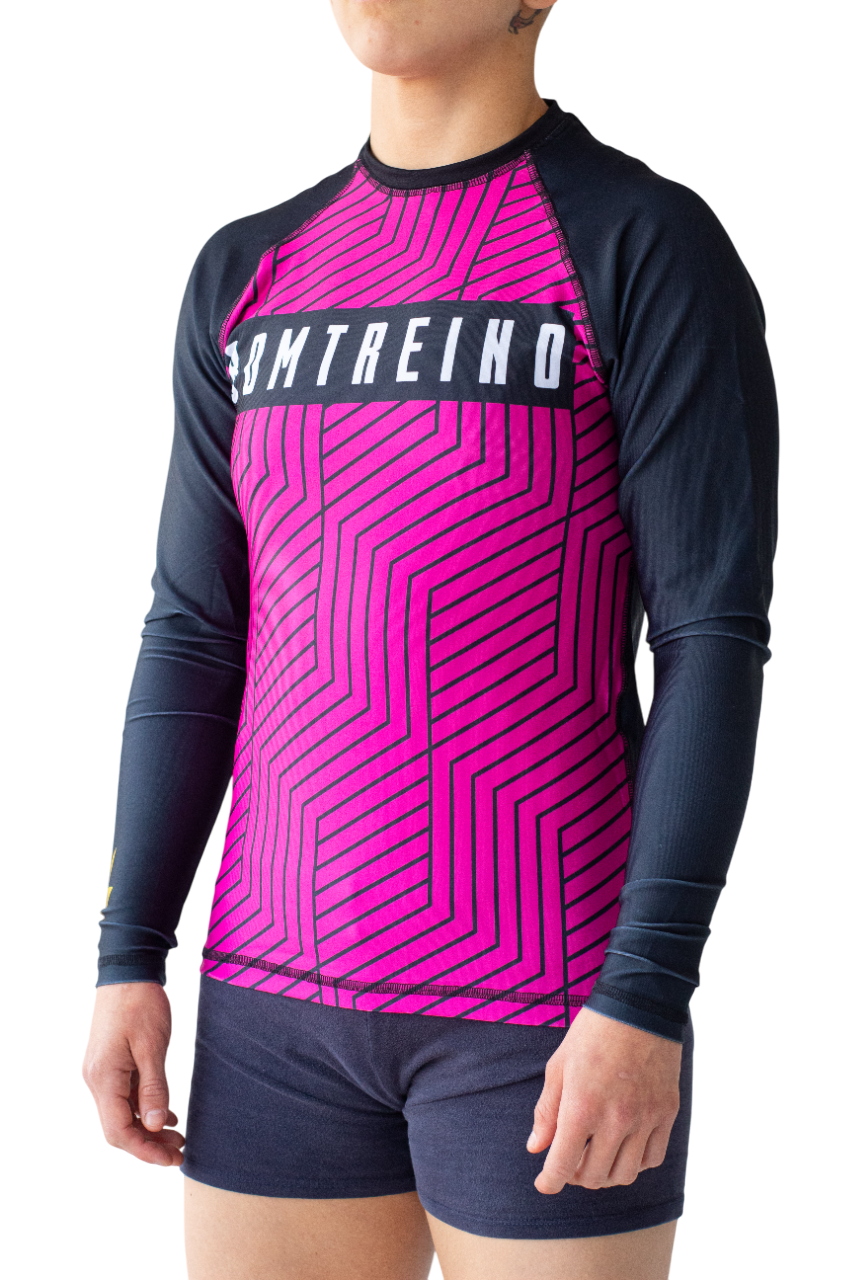 Rashguard Bomtreino  BT V22 Pink ML Femenino