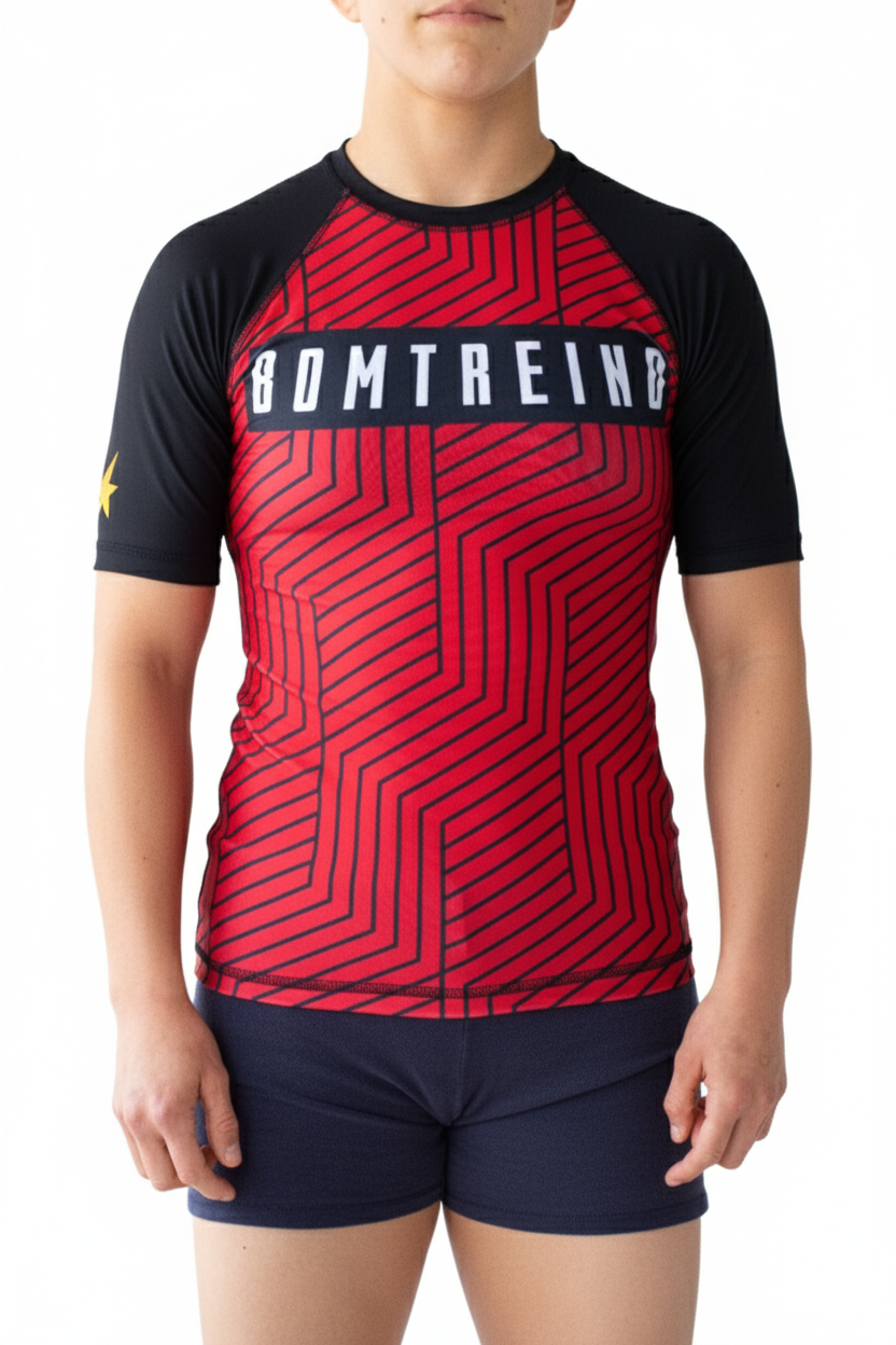 Rashguard Bomtreino  BT V22 Black MC Femenino