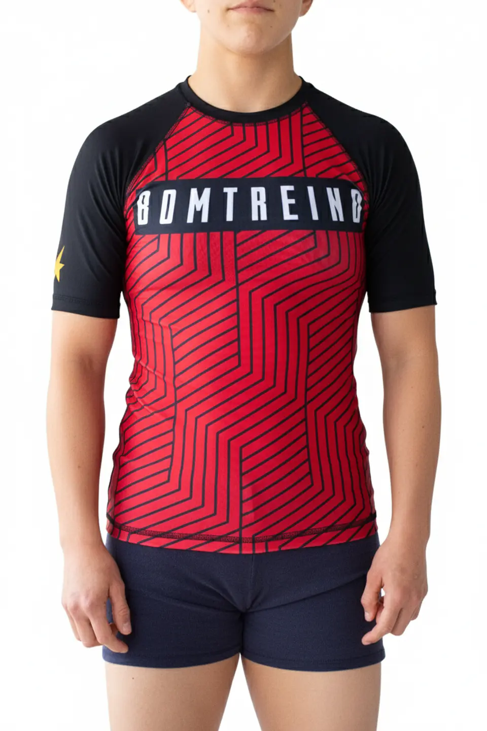 Rashguard Bomtreino  BT V22 Black MC Femenino 1