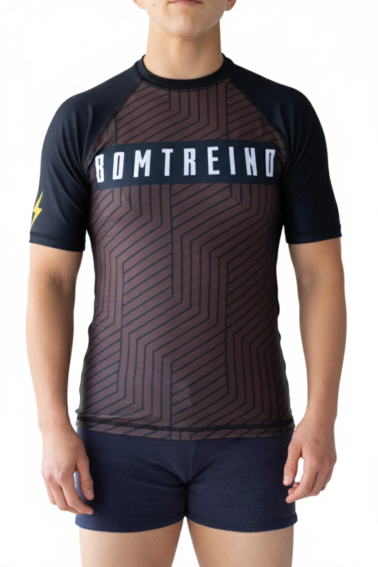 Rashguard Bomtreino  BT V22 Brown MC Femenino 1