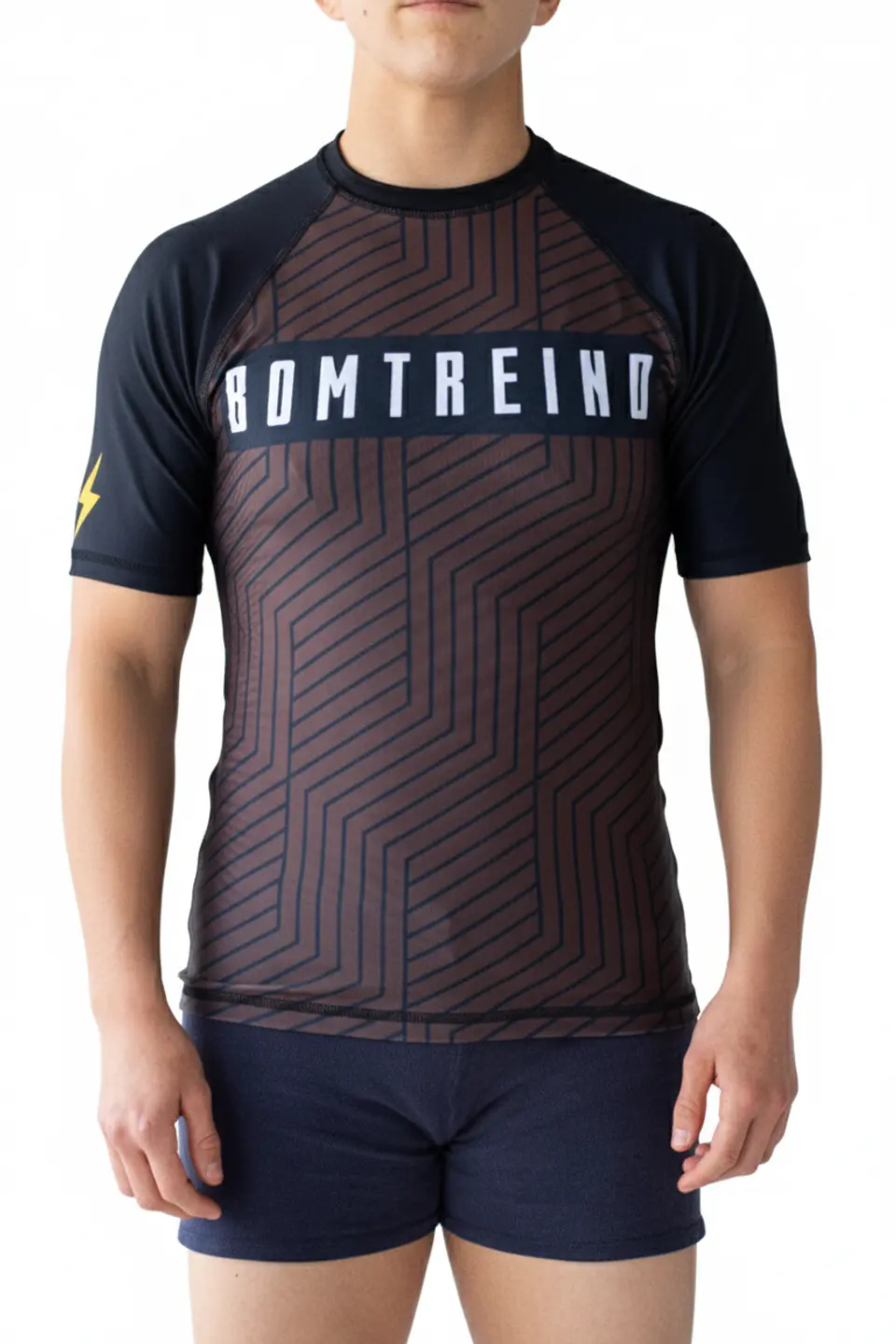 Rashguard Bomtreino  BT V22 Brown MC Femenino 1