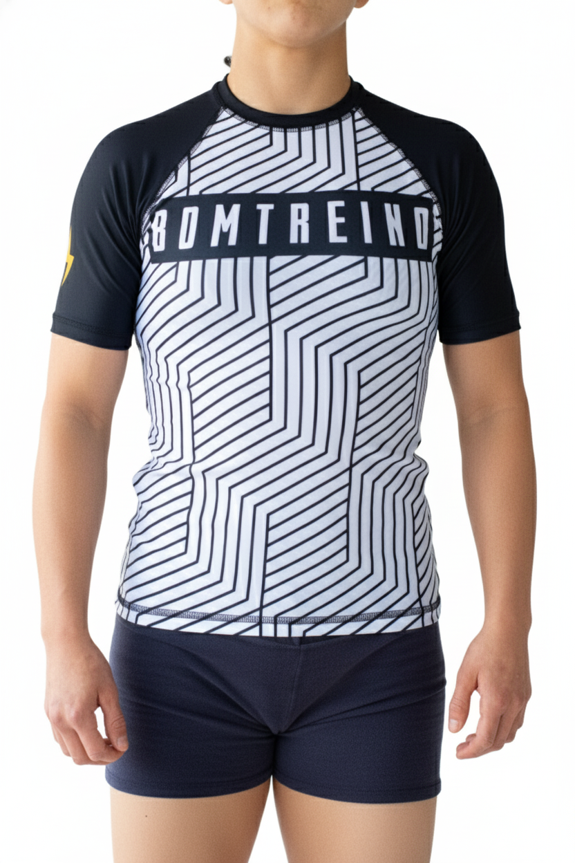 Rashguard Bomtreino  BT V22 White MC Femenino