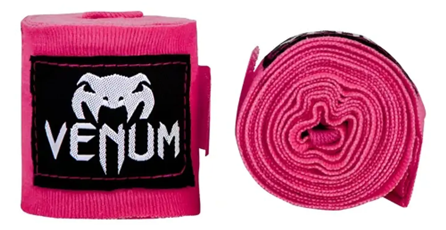 Venum Kontact Boxing Handwraps - 4m - Pink 1
