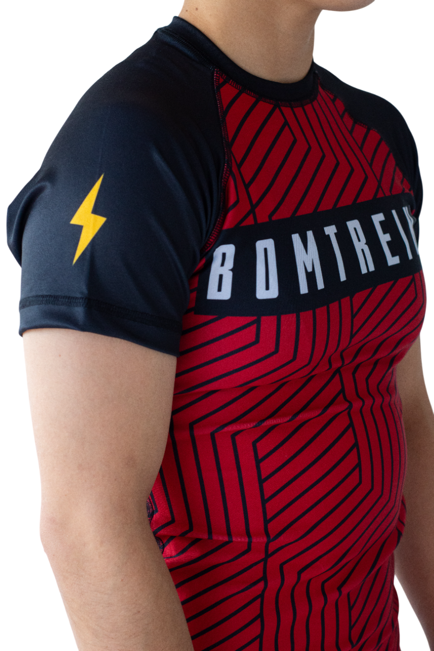 Rashguard Bomtreino  BT V22 Black MC Femenino