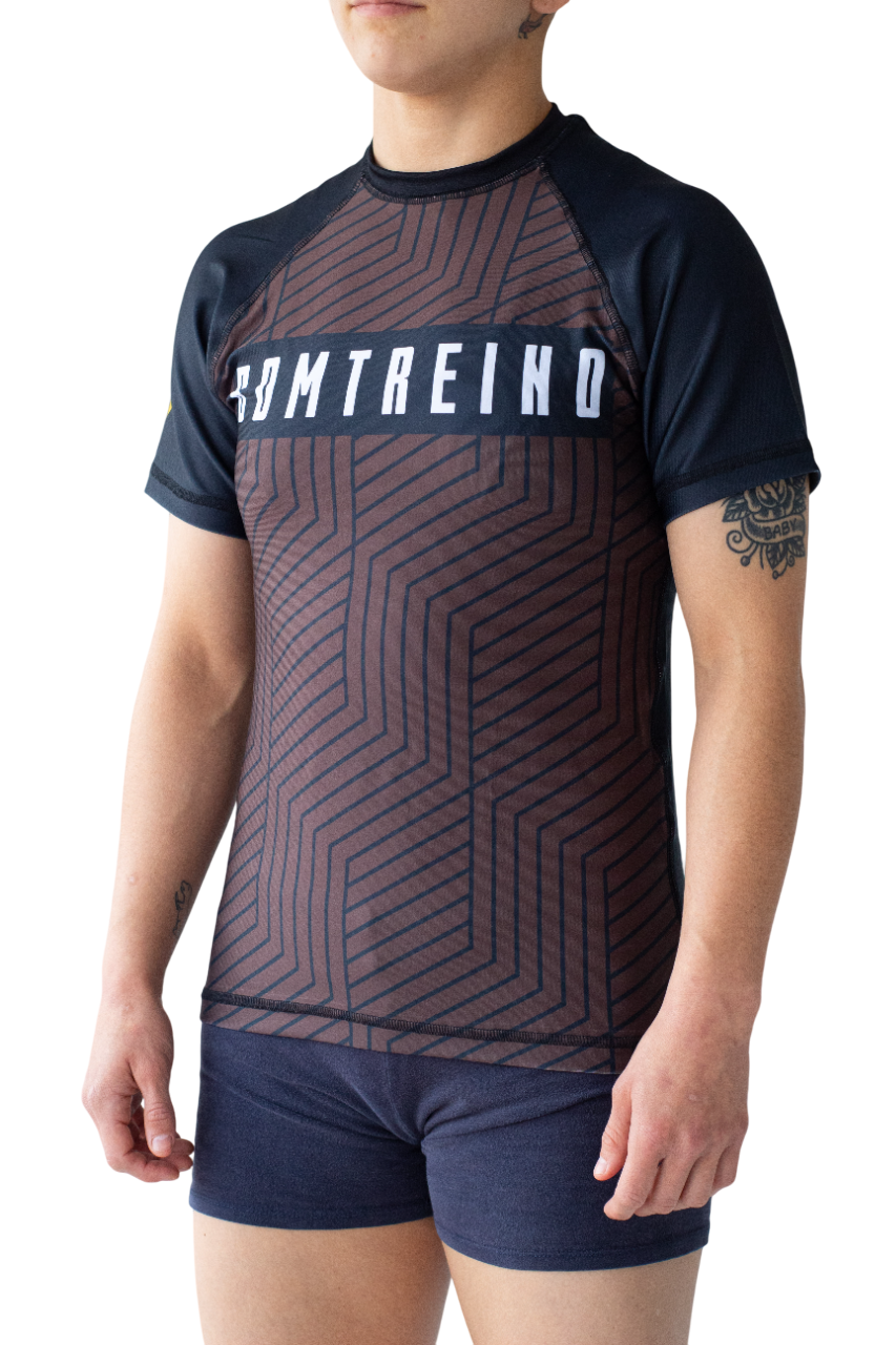 Rashguard Bomtreino  BT V22 Brown MC Femenino