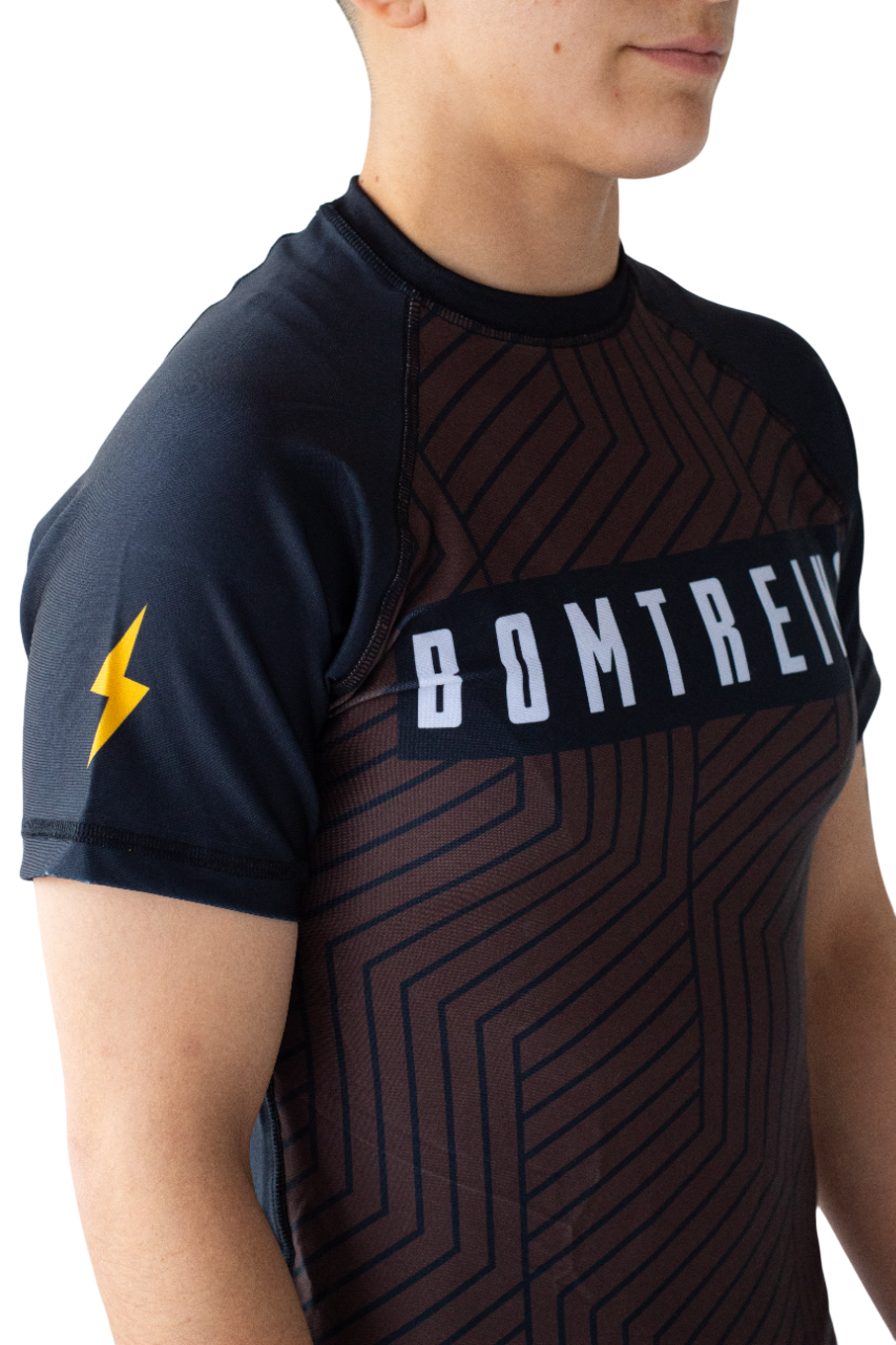 Rashguard Bomtreino  BT V22 Brown MC Femenino