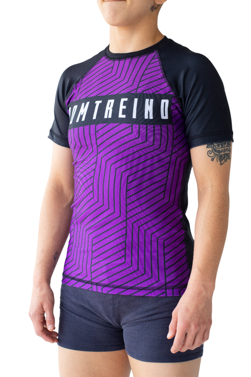 Rashguard Bomtreino  BT V22 Purple MC Femenino