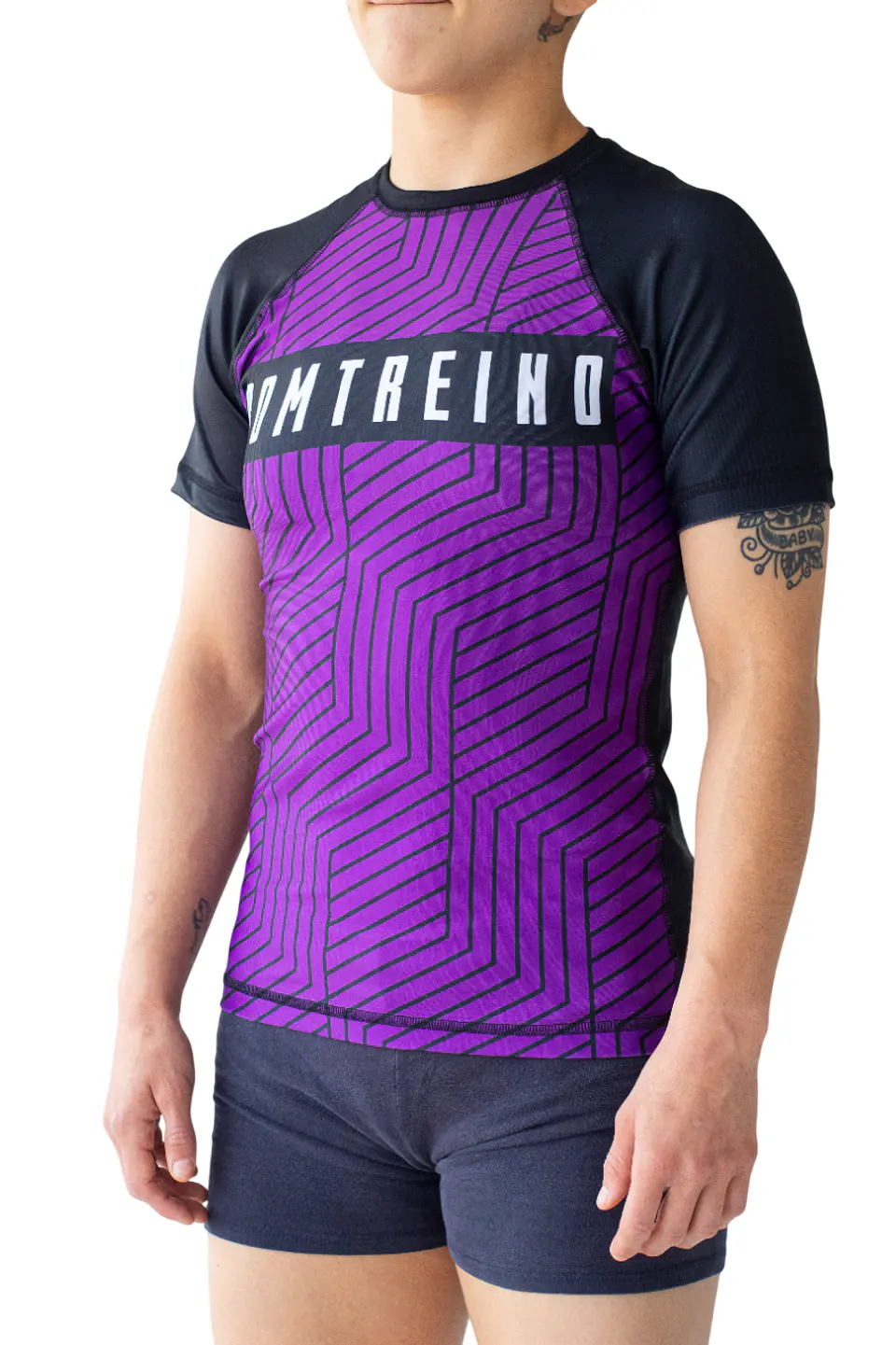 Rashguard Bomtreino  BT V22 Purple MC Femenino 2