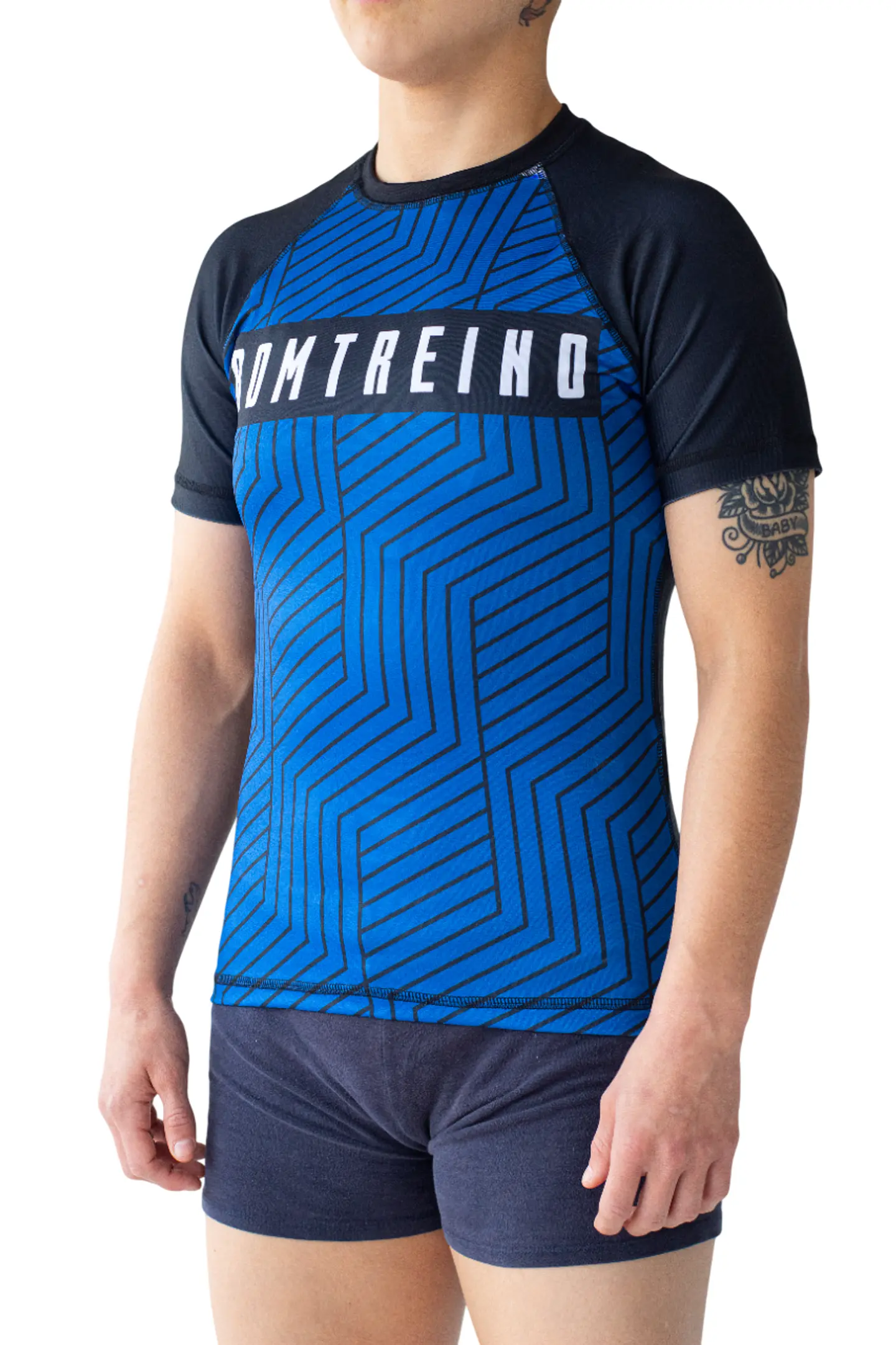 Rashguard Bomtreino  BT V22 Blue MC Femenino 2