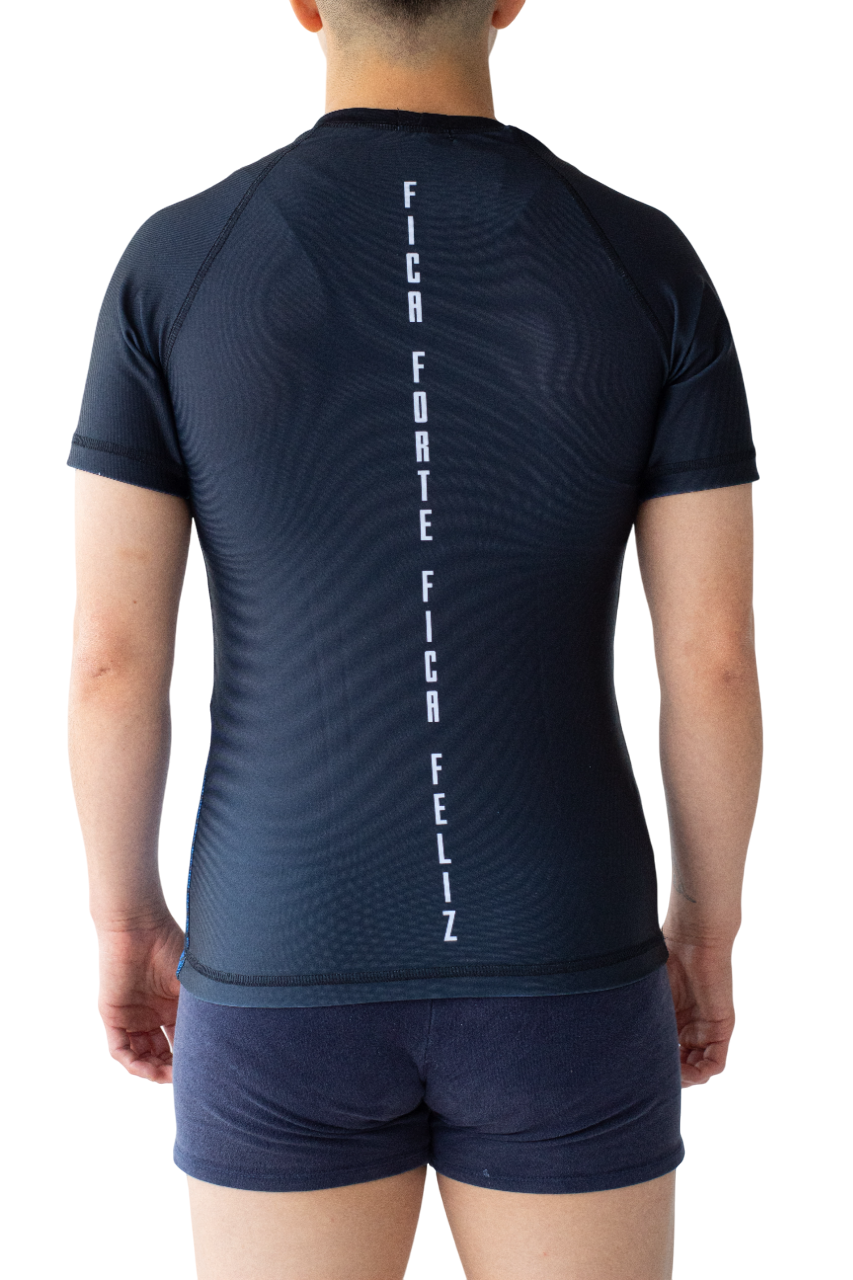 Rashguard Bomtreino  BT V22 Blue MC Femenino