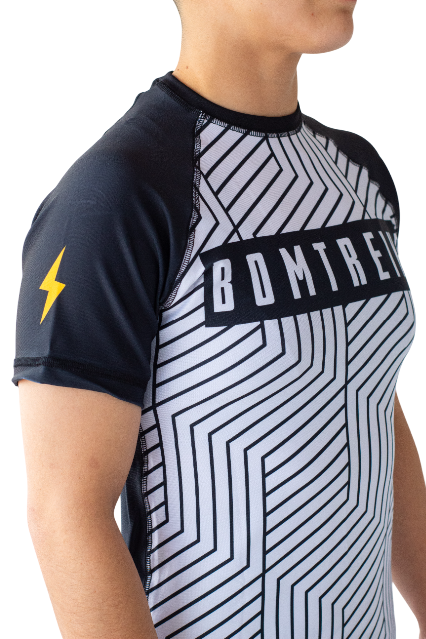 Rashguard Bomtreino  BT V22 White MC Femenino