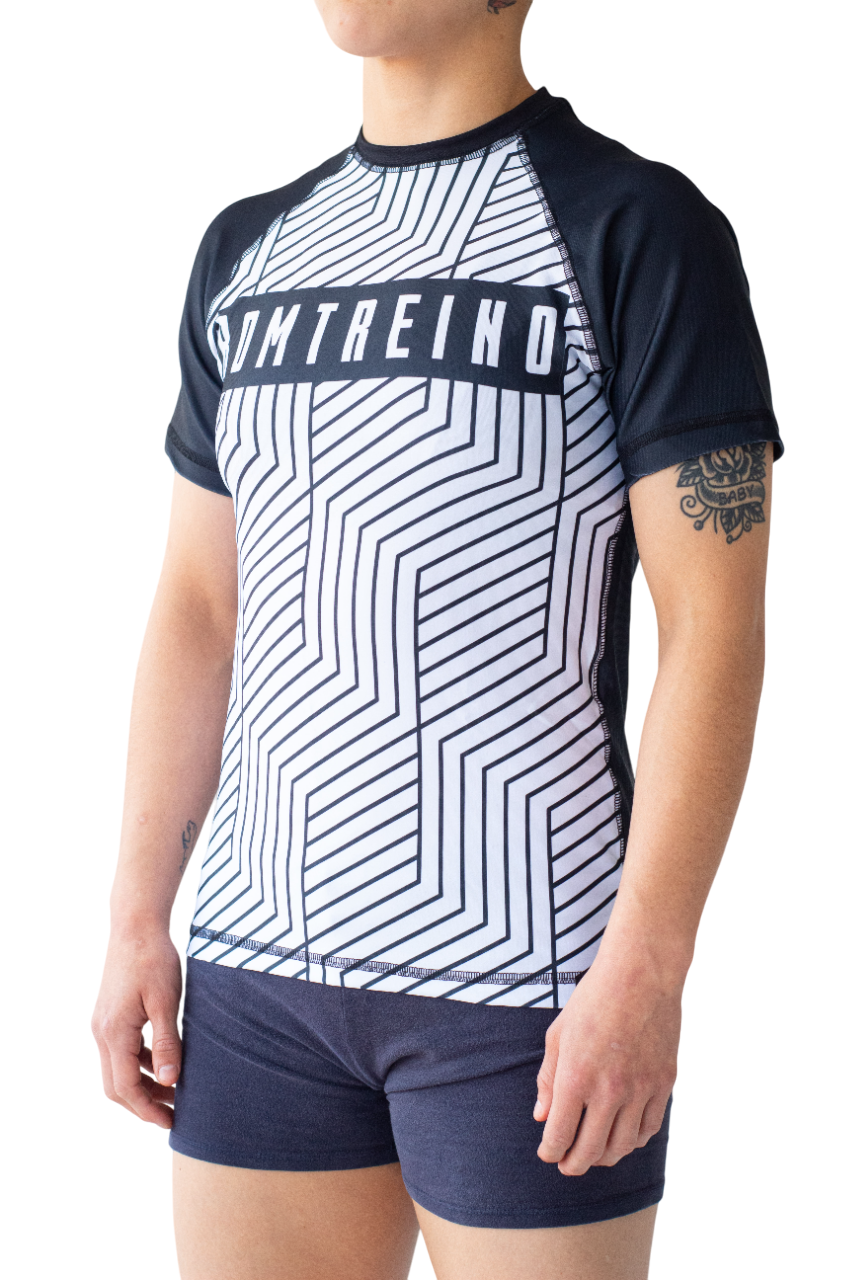 Rashguard Bomtreino  BT V22 White MC Femenino