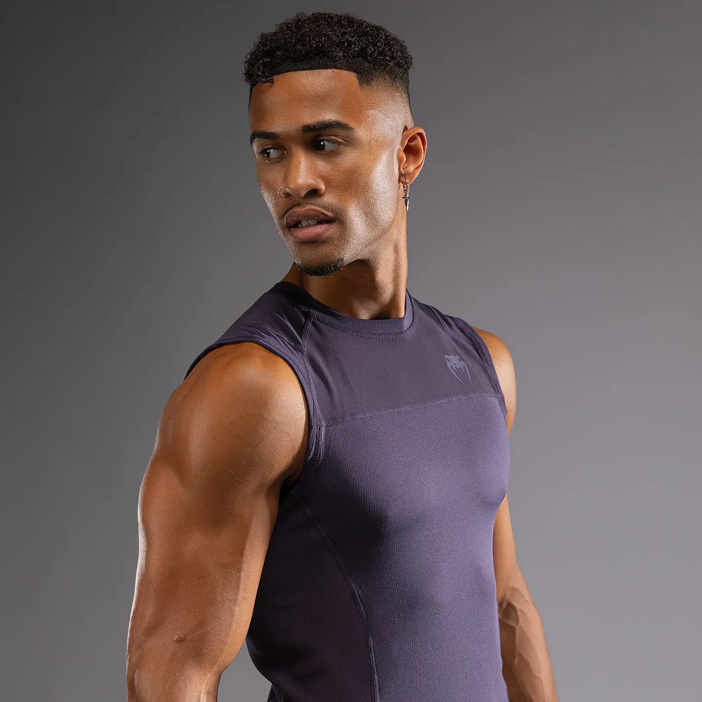 Venum G-Fit Air Rashguards Purple Sleeveless 2