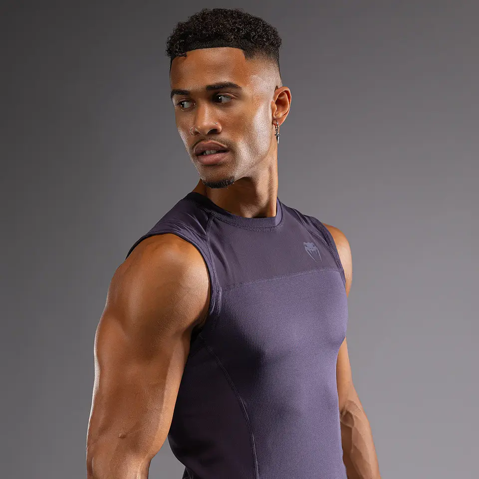 Venum G-Fit Air Rashguards Purple Sleeveless 2