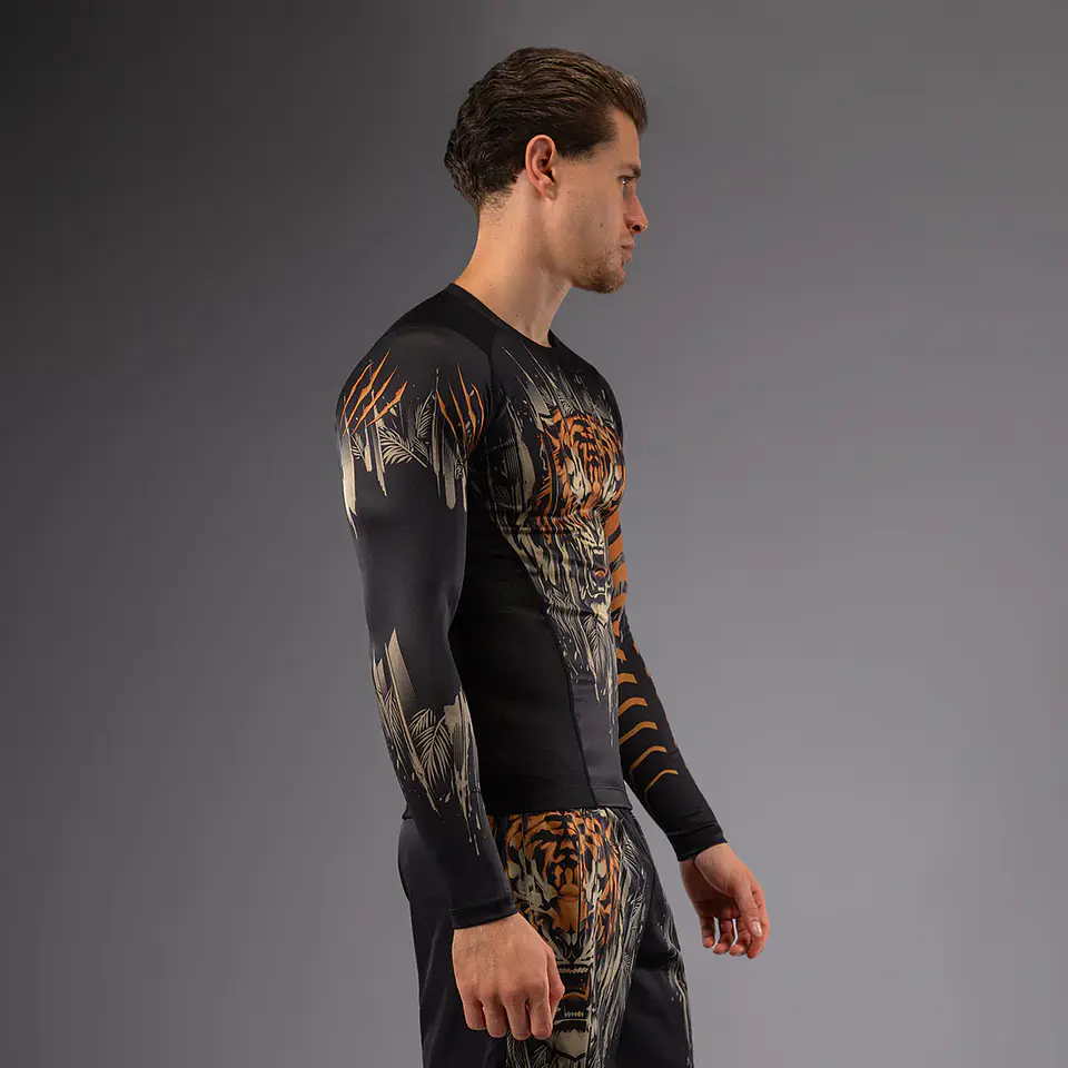 Venum Tiger Rashguard Long Sleeve 3
