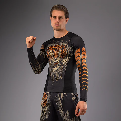 Venum Tiger Rashguard Long Sleeve