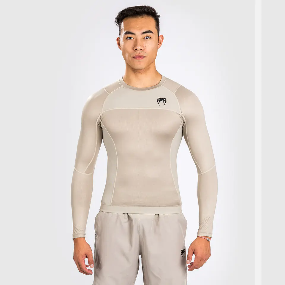 Venum G-Fit Rashguard Sand Long Sleeve 1