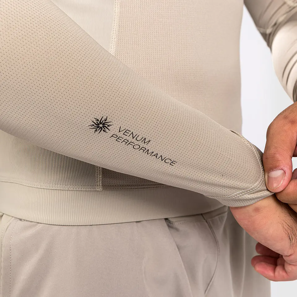 Venum G-Fit Rashguard Sand Long Sleeve 3