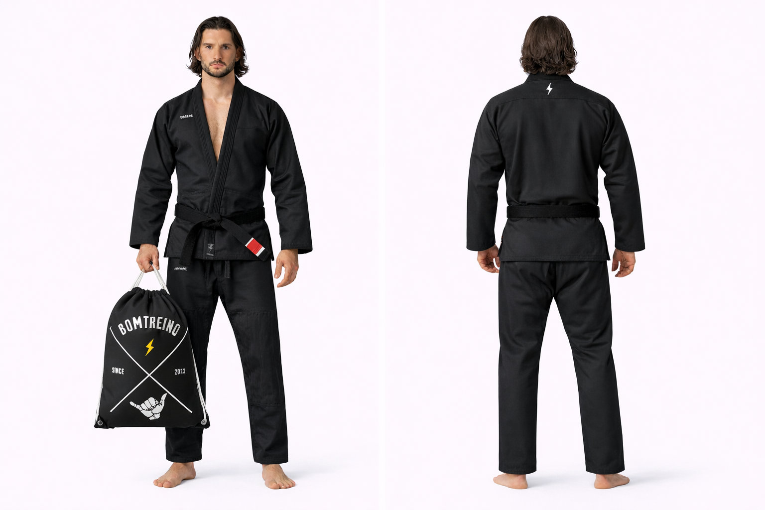 Pre-Venta 1 Kimono Bomtreino Classic Black + BT Bag de Regalo