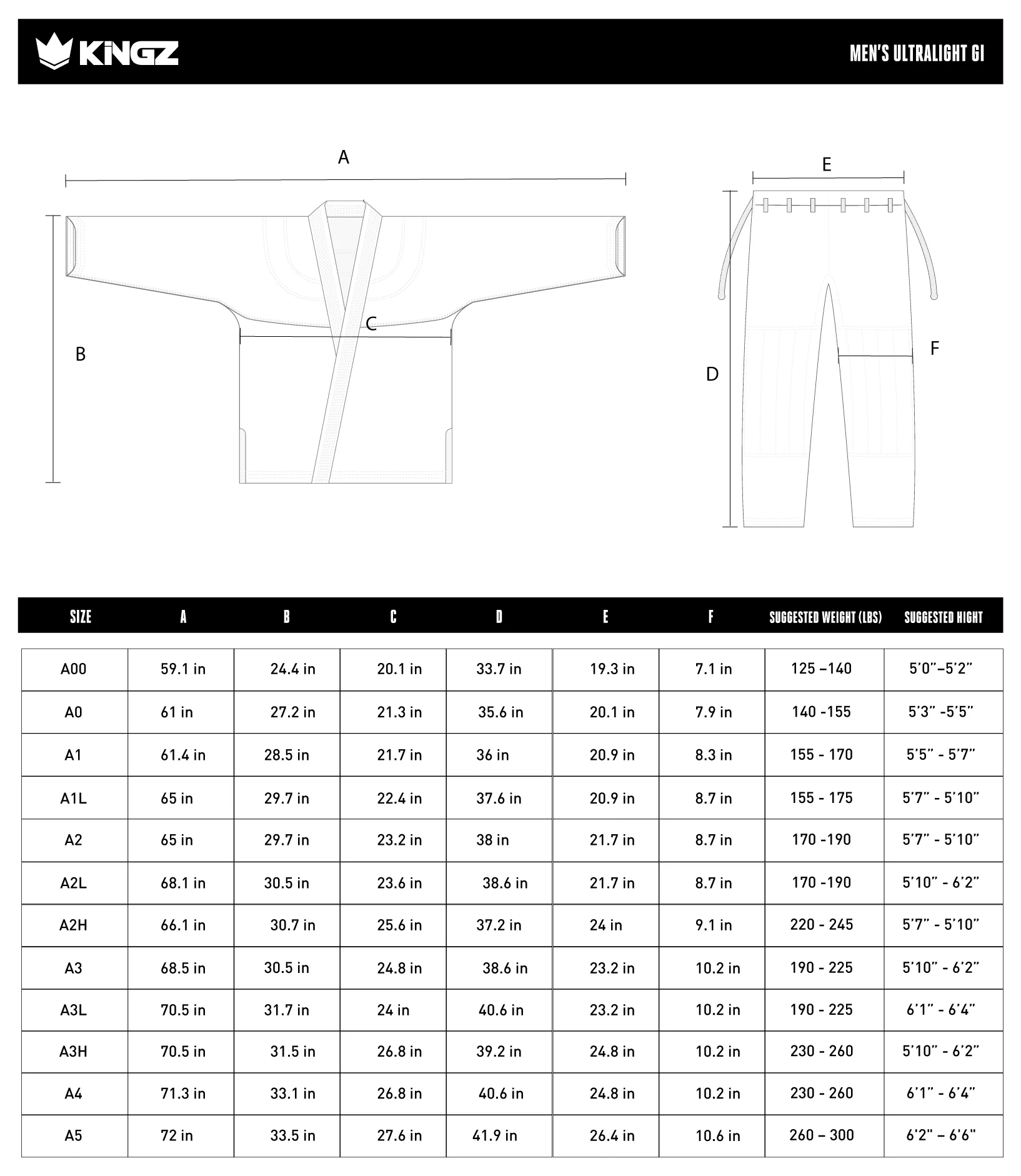 Kimono Kingz Ultralight Blanco 2024