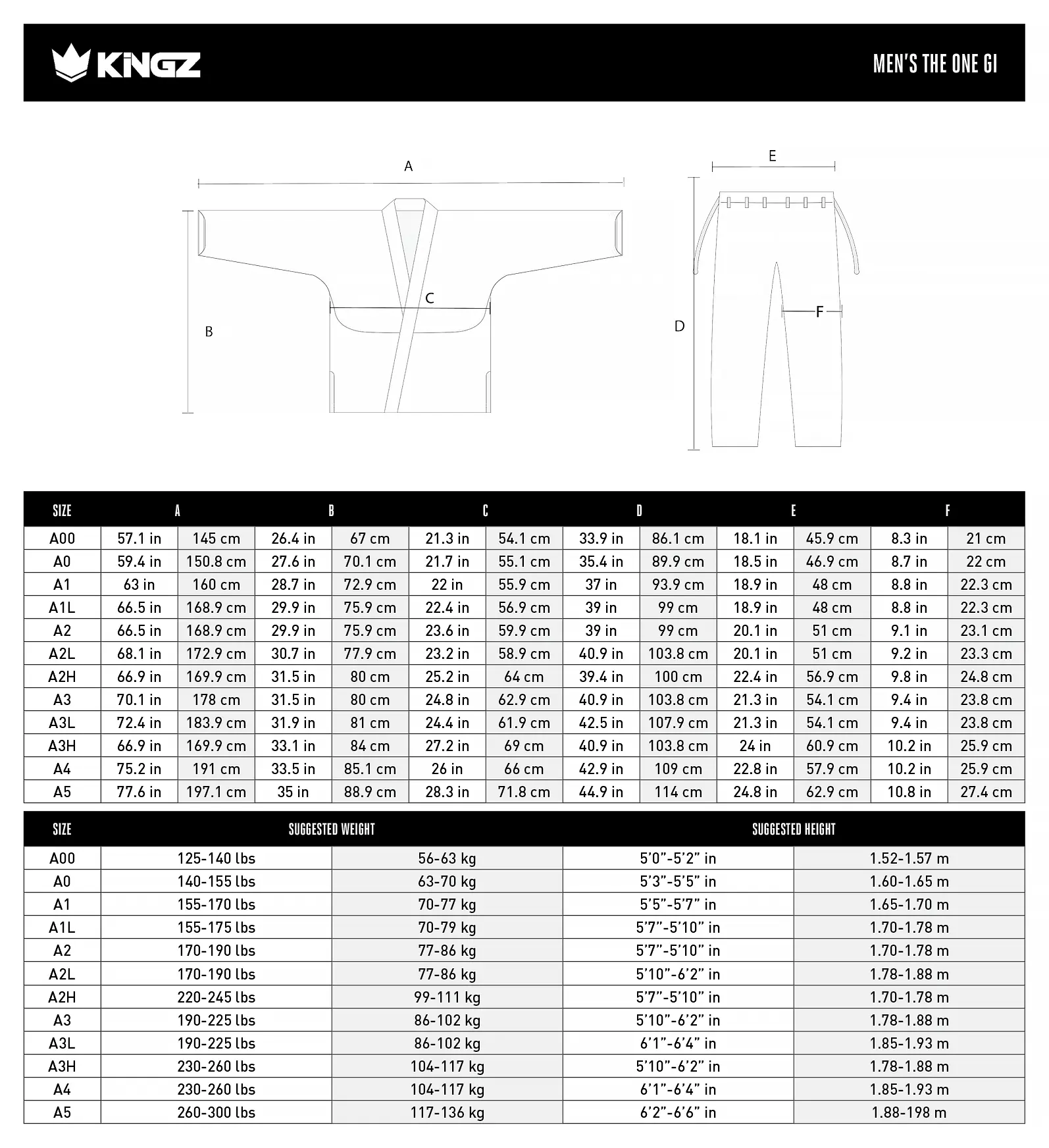 Kimono Kingz One V2 Negro