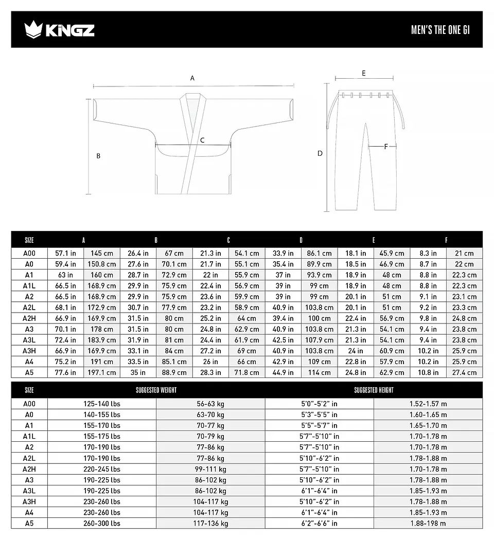 Kimono Kingz One V2 Negro 10