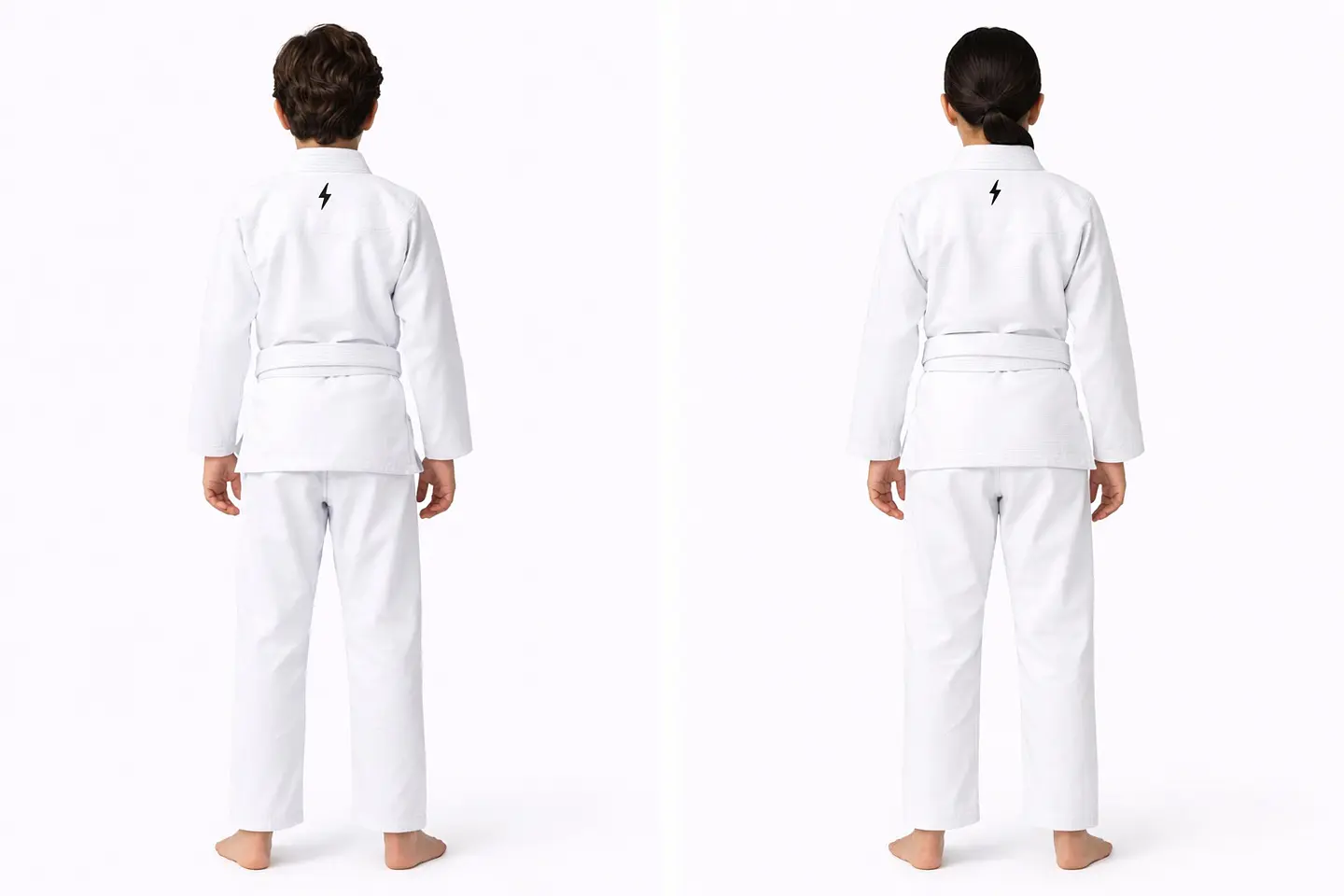 Kimono BT Kids Basic White 2