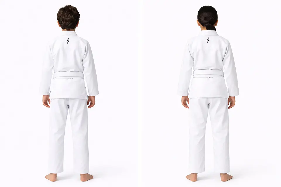 Kimono BT Kids Basic White 2