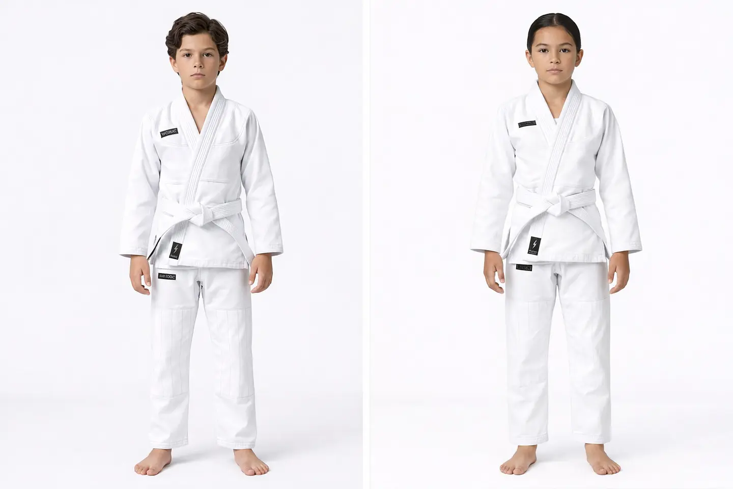 Kimono BT Kids Basic White 1