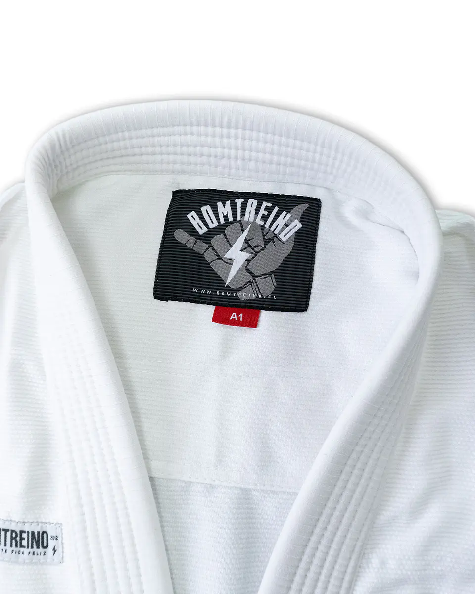 Kimono Bomtreino Classic White + BT Bag de Regalo 3