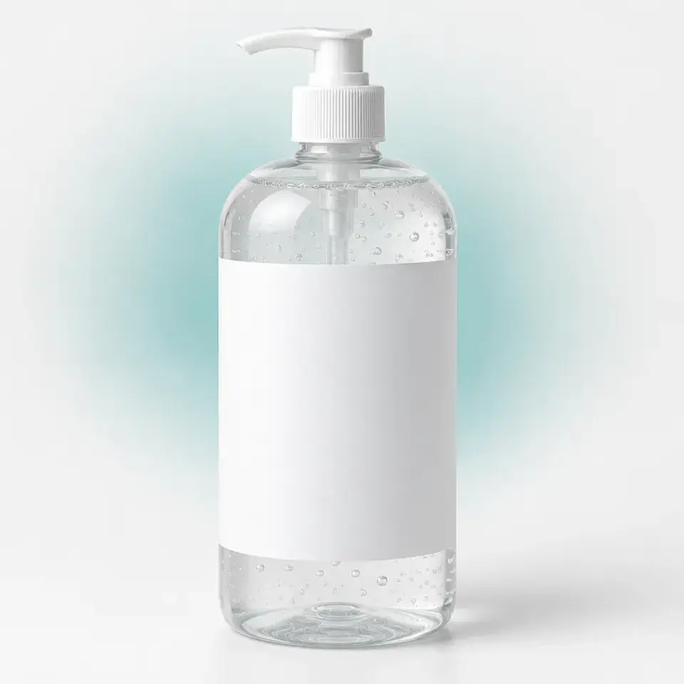 Alcohol gel para manos, 70% — botella 1 litro 1