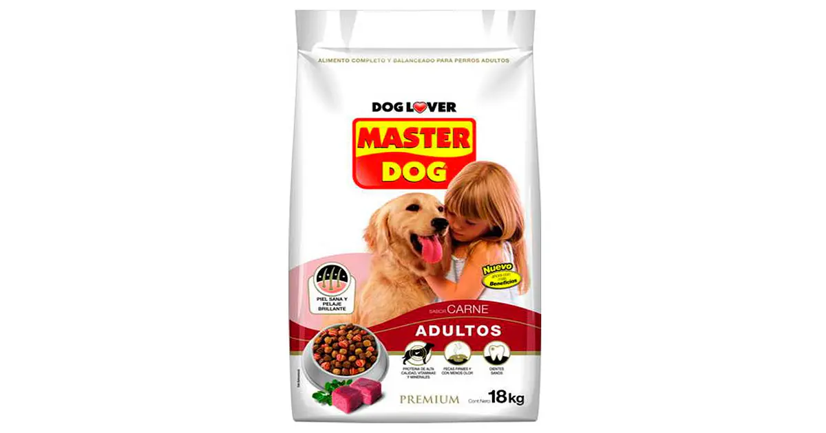 Alimento Master Dog Adulto Carne 18kg
