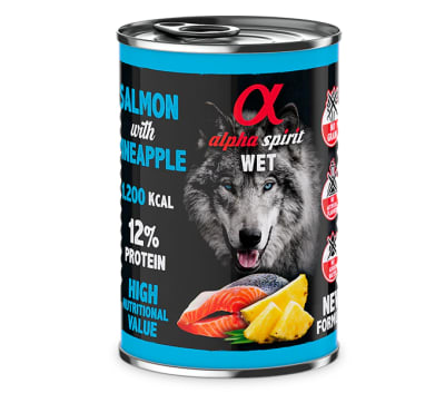 Lata Alpha Spirit Salmon Con Piña 400gr