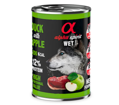 Lata Alpha Spirit Pato Con Manzana 400gr
