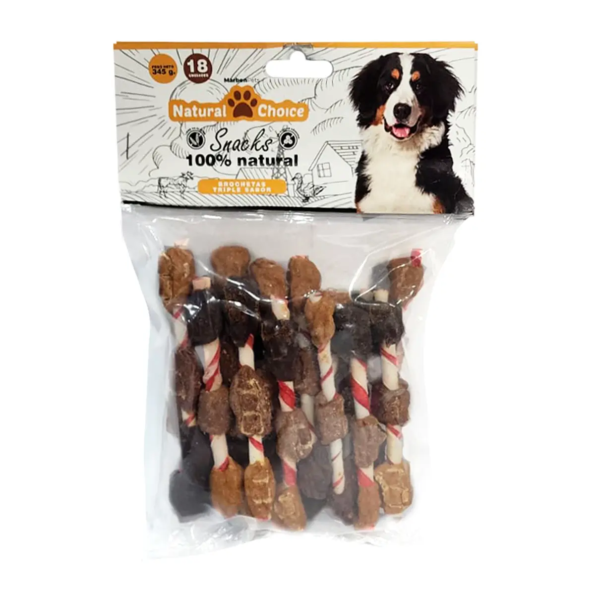 Natural choice Triple sabor 18 unidades