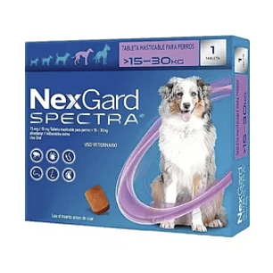 Nexgard Spectra 1 Comprimido 15,1kg a 30kg