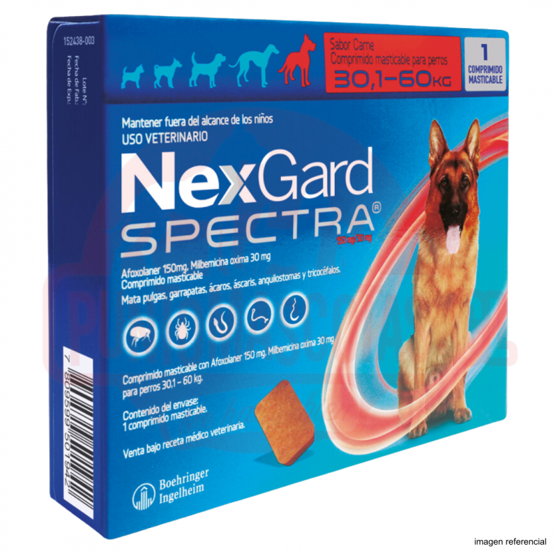 Nexgard Spectra 1 Comprimido 30kg a 60kg