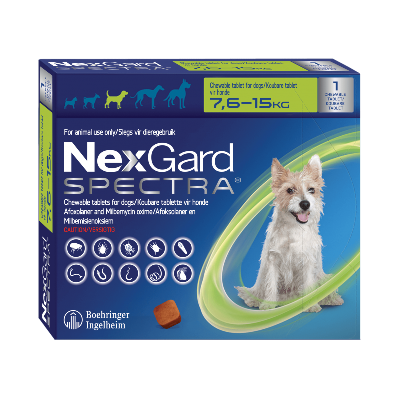 Nexgard Spectra 1 Comprimido 7,6kg a 15kg