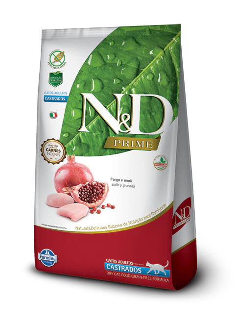 Alimento N&D Prime para gato castrado pollo 7,5kg