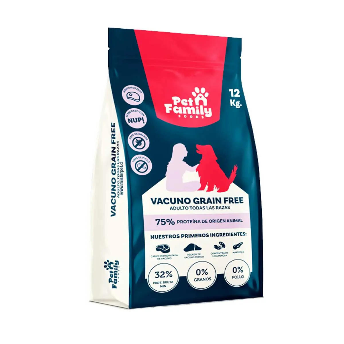Alimento PetFamily Adulto GrainFree 12kg