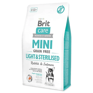 Alimento britcare mini light e esterilizado 2kg